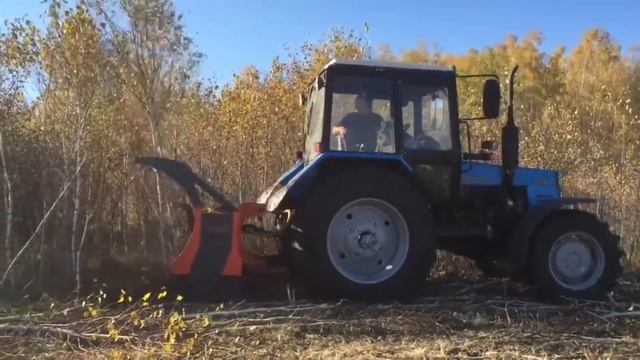 Мульчер с подвижным зубом для трактора УМ-Форест 140 UM-Forest 140 смотреть онлайн