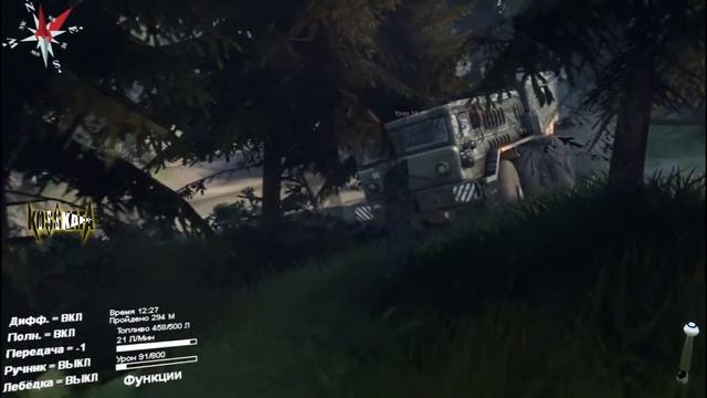 SpinTires // Эпизод1 # Вулкан // Серия 1 - Грязь, колеса, два бревна смотреть онлайн
