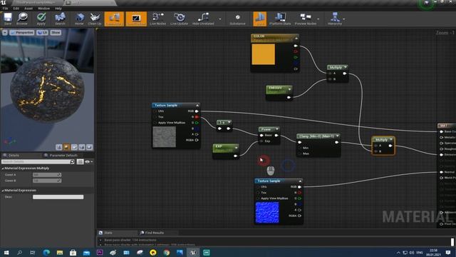 ue4 создание материала лавы / сглаживание стыка материалов создание графики в играх unreal engine 4 смотреть онлайн