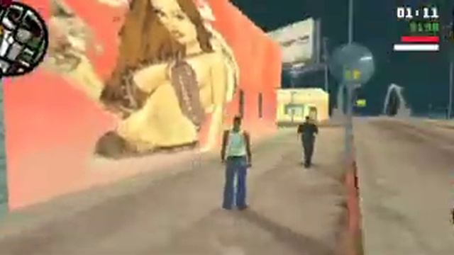 прохождение GTA San Andreas Миссия граффити Грув смотреть онлайн