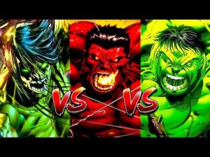 Скаар VS Халк VS Красный Халк