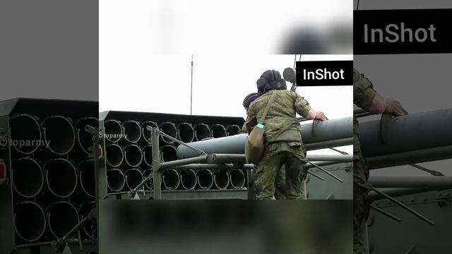 Тос1А - СОЛНЦЕПЁК. Залп реактивной установи, и объяснение что это за установка смотреть онлайн