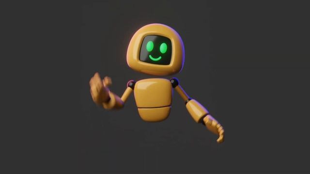 Robot animation test in Blender 4.0 смотреть онлайн