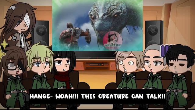 AOT reacts to our world Kratos (Jörmungandr) Part 1 | Gacha Club | смотреть онлайн