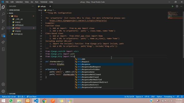 Part 1: Django Crash Course | Installation and setup | Django framework (3.x) 2021 смотреть онлайн