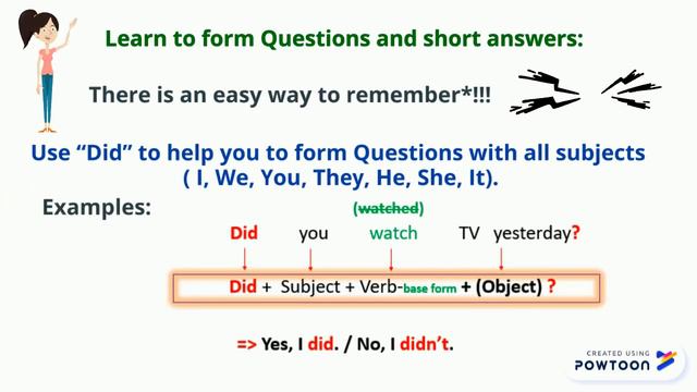 Past Simple Questions смотреть онлайн