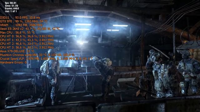i7 4820k ES@Xeon E5-2643 v2 DX12 Time Spy, DX11 GTA V, Aida64 and more 5 games смотреть онлайн