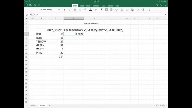 Graphing Using Excel on IPad смотреть онлайн