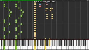 Mario & Luigi Superstar Saga Popple Battle Piano Tutorial Synthesia