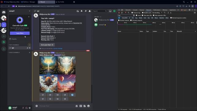 Setup Midjourney API by useapi.net смотреть онлайн