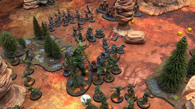 NEW! Age Of Sigmar 2nd Edition Battle Report - Sylvaneth Vs. Freeguild