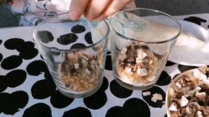 Трайфл « Раффаэлло» // Быстрый десерт // Десерт за 5 минут // Рецепт трайфла в стаканчике