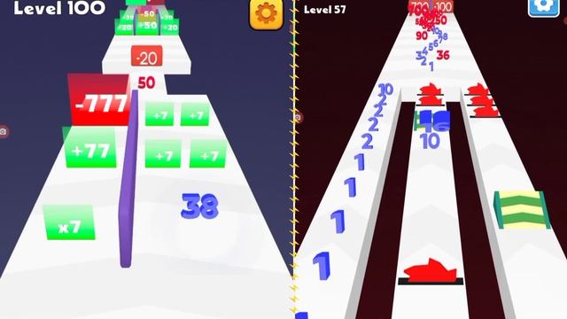 Number Master: Run and merge vs number run 3d 2048 number Gameplay New update level part #11 смотреть онлайн