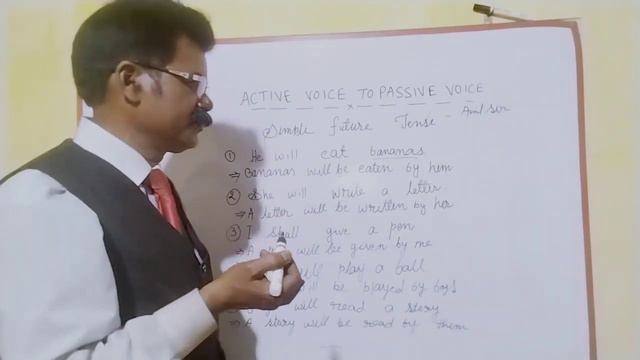 ACTIVE VOICE TO PASSIVE VOICE SIMPLE FUTURE TENSE смотреть онлайн