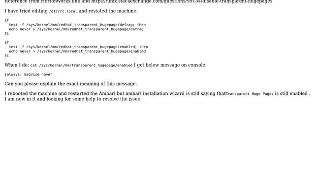 How to Disable Transparent Huge Pages in CentOS6.6? смотреть онлайн