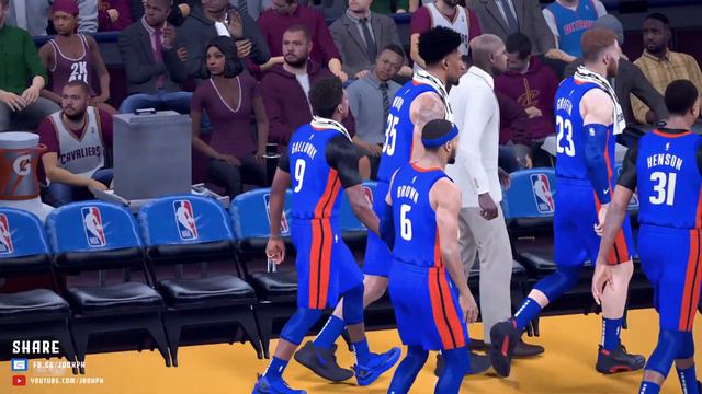 Detroit Pistons vs. Cleveland Cavaliers | NBA 2K21 Patch v1.05 PC Gameplay смотреть онлайн