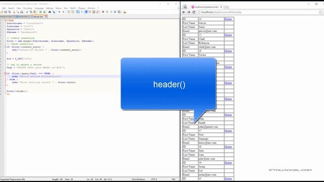 25 PHP Header Function смотреть онлайн