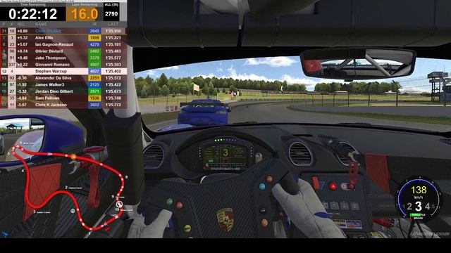 Porsche Esports Sprint Challenge Canada | Round 1 | Mosport | Onboard #4 смотреть онлайн