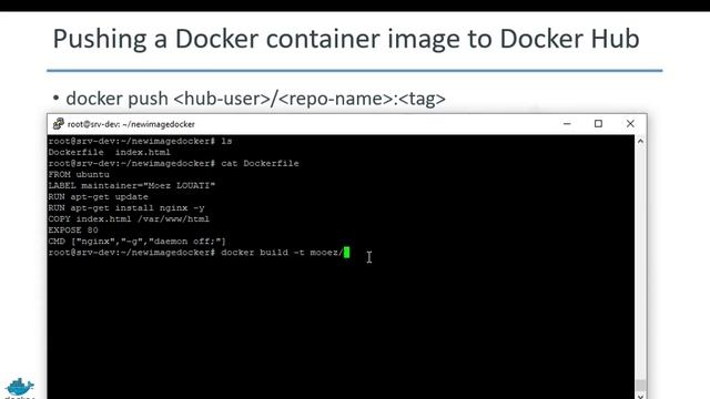12-Docker (Pushing a Docker container image to Docker Hub) Arabic смотреть онлайн