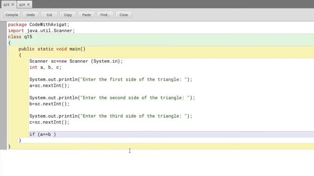 Program To Check If A Triangle Is Equilateral, Isosceles Or Scalene | Java Tutorial смотреть онлайн