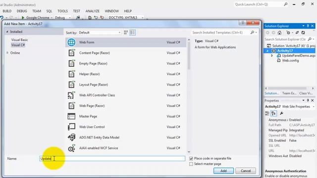 Beginner's Tutorial for ASP.NET 4.5 - 17 - Ajax (using C#) смотреть онлайн