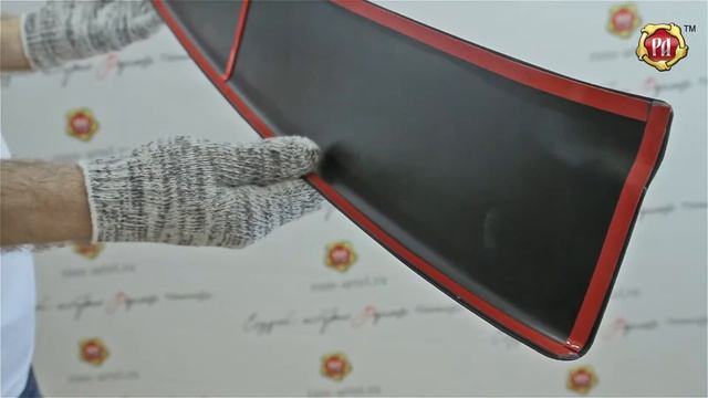 Накладка на задний бампер (Вариант 4) Renault Duster 2015- (russ-artel.ru) смотреть онлайн