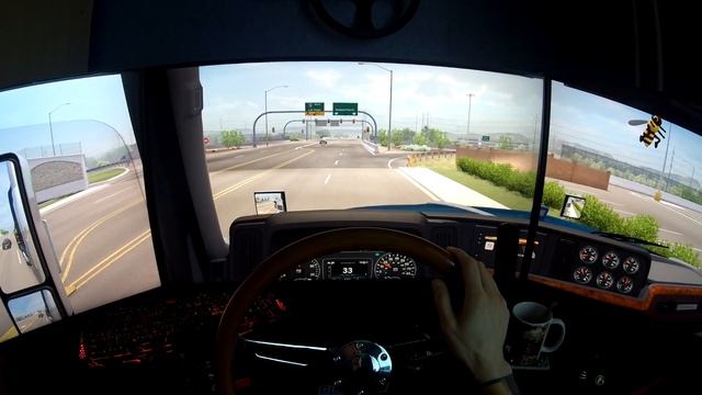 ATS International LoneStar. triple screen от 1го лица смотреть онлайн