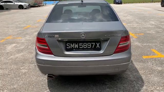 Mercedes Benz C180 Kompressor 2012 Silver - SMW5897X смотреть онлайн