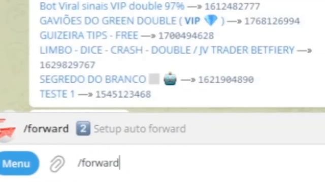 Repassando mensagens de maneira automática no telegram. CONFIGURANDO BOT 50 - LINK NA DESCRIÇÃO смотреть онлайн