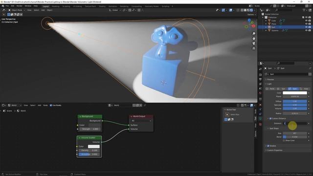 How to make Volumetric Lighting for Eevee and Cycles in Blender смотреть онлайн