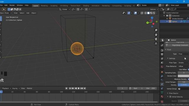 Fire simulation in blender 2.82 || spect vfx || in tamil. смотреть онлайн