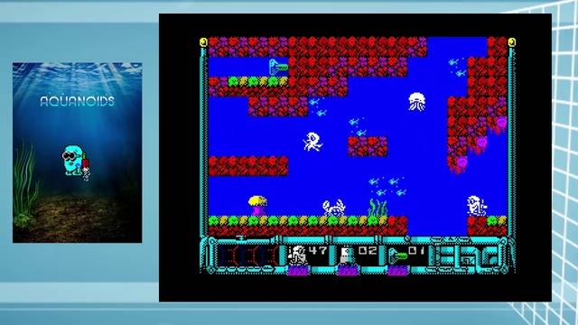 Aquanoids ZX Spectrum Game смотреть онлайн