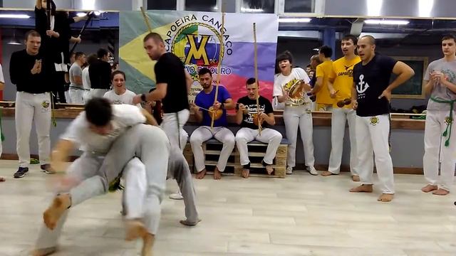 Batizado e troca, VI ежегодный семинар группы Capoeira CDO Cangaco Архангельск, часть 5 смотреть онлайн