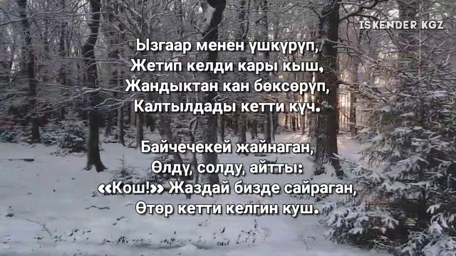 Кыш мезгили жөнүндө ырлар. Сонун ыр. Кыргызча. #кыргызча #маалымат #мезгил #ырлар #илим смотреть онлайн