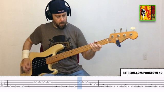 "Double Talkin' Jive" bass tabs cover, Guns 'n Roses [PLAYALONG] смотреть онлайн