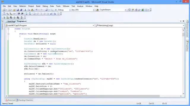 Tutorial NET Framework C Capitulo 515 ADONET SqlDataAdapter,BulkCopy,Typed DataSet смотреть онлайн
