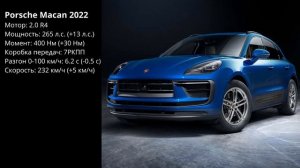 Кроссовер Porsche Macan 2022 года: какие новации принес рестайлинг? Обзор и цена версий для России