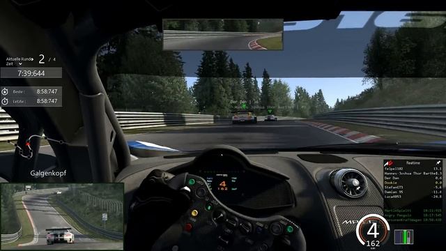 Community-Rennen #14 | Assetto Corsa [GER] [G27] McLaren MP4 12C GT3 @ Nordschleife Endurance смотреть онлайн