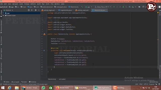 Cara menggunakan radiobutton android | Android Studio смотреть онлайн