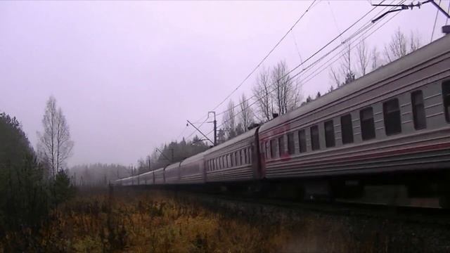Пассажирский поезд (город Москва-город Кинешма Россия). смотреть онлайн
