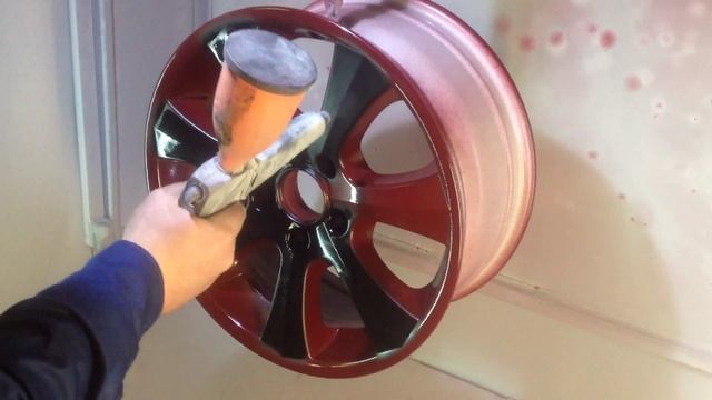 Покраска дисков в два цвета смотреть онлайн