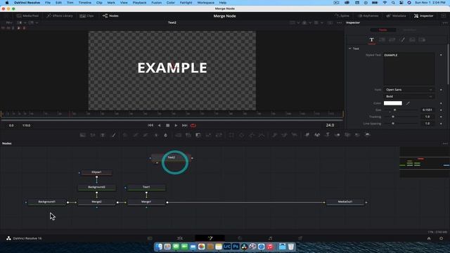How to use the Merge Node in Davinci Resolve 16 смотреть онлайн