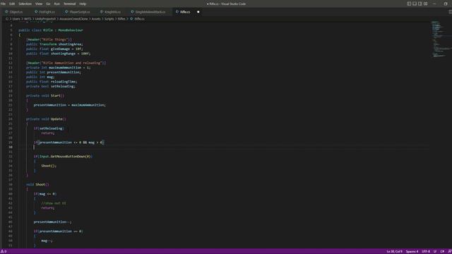 Ammo & Reloading Weapon Tutorial | iOS & Android Mobile Game Development Tutorial for Beginners 202 смотреть онлайн