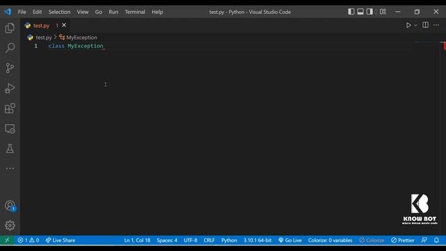 Exception Handling Python | Python Tutorials for absolute beginners | Know Bot смотреть онлайн