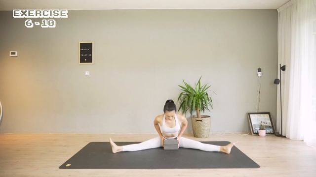 10 MIN Morning Stretch with Yoga Blocks for Splits [Wk2.3] смотреть онлайн