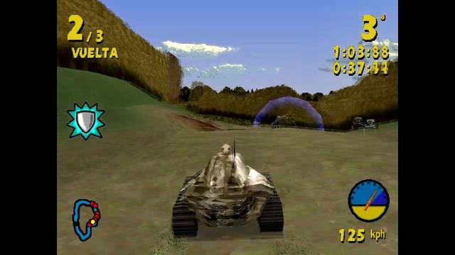 Tank Racer - PS1 - Gameplay смотреть онлайн
