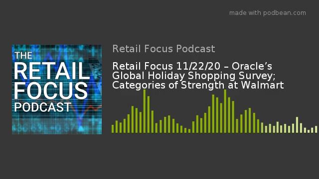 Retail Focus 11/22/20 – Oracle’s Global Holiday Shopping Survey; Categories of Strength at Walmart смотреть онлайн