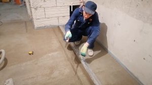 Стяжка пола. Выравнивание пола. Как выровнять стяжку. Уход за стяжкой после заливки. Подрезка стяжк