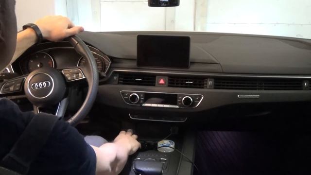Audi A4. Дооборудование камерой заднего вида. смотреть онлайн