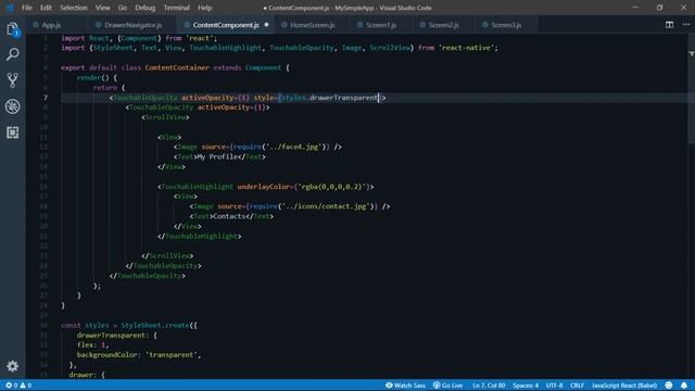 React Native Drawer Navigator Example - Custom Contentcomponent, part II смотреть онлайн